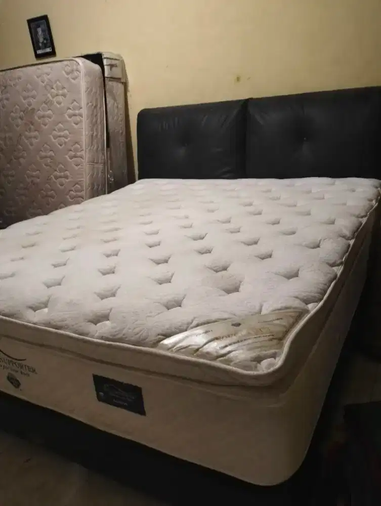 spring bed spring air tipe madison , full latex