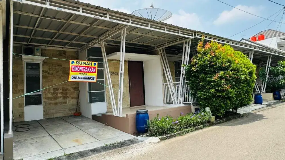 DIKONTRAKAN / DISEWAKAN RUMAH Karawang Green Village ( KGV 2 ) D7/23