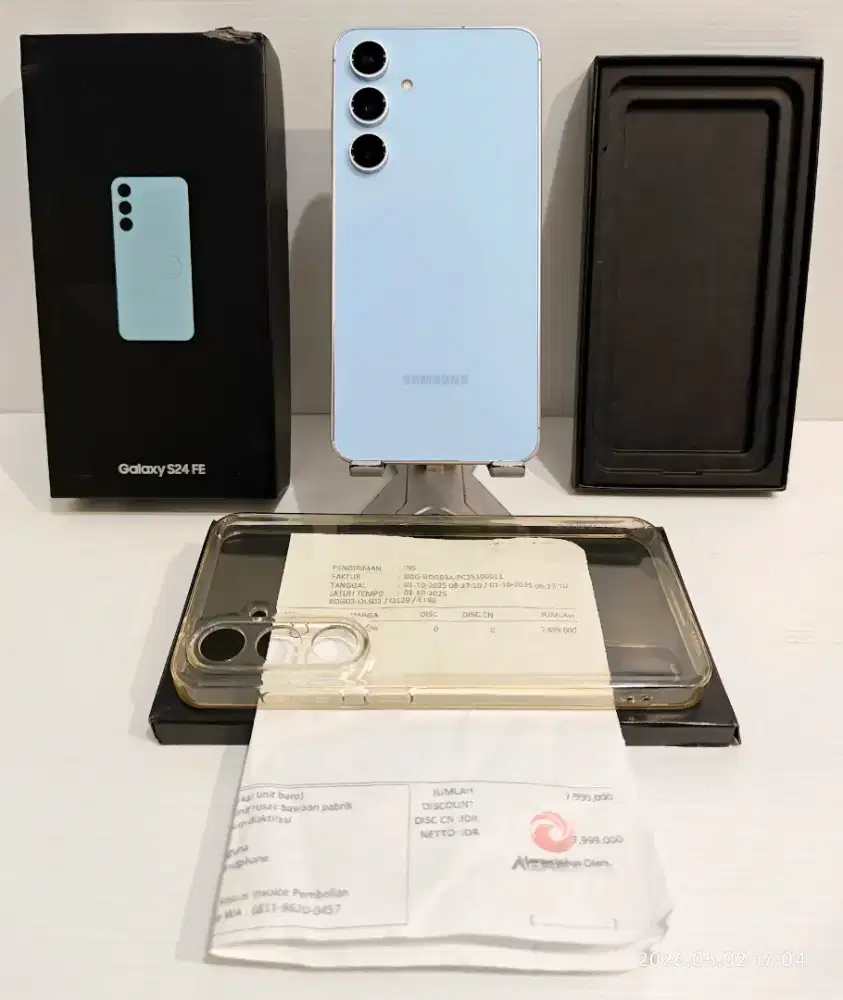 Samsung S24FE 5G 8/512 Gb Rare Likenew 98% Garansi On Nov26 bisa TT/BT