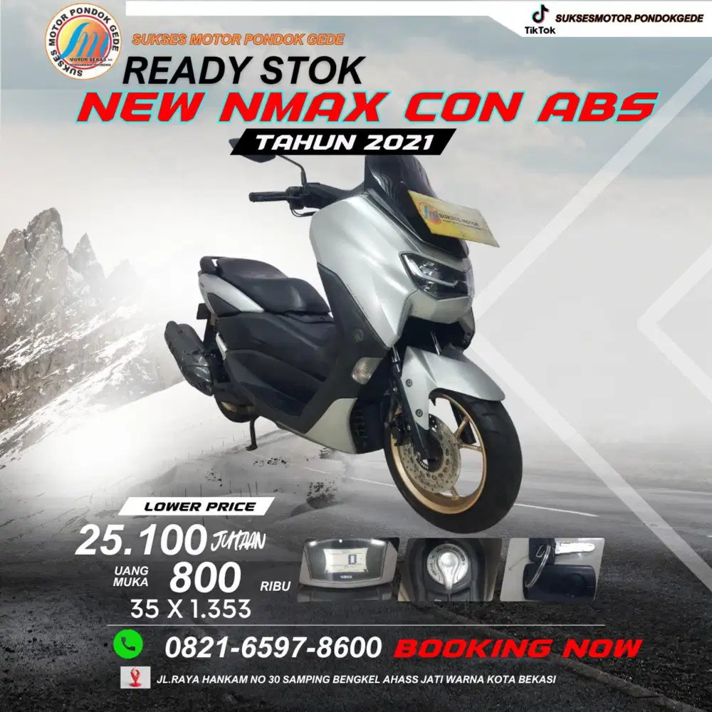 NMAX ABS CON TAHUN 2021 PAJAK HIDUP KTP DAERAH KITA BANTU
