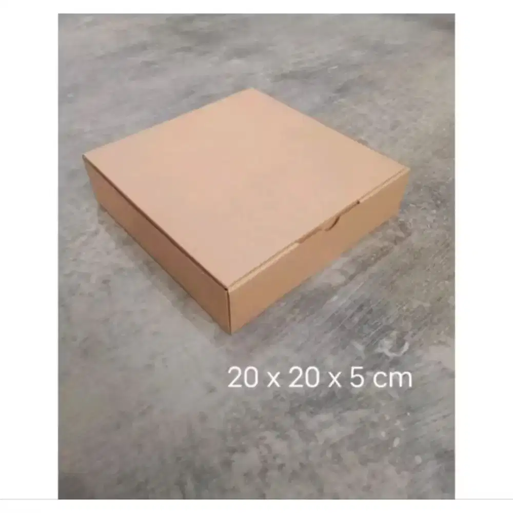 kardus 20×20×5cm diecut dan easy usage