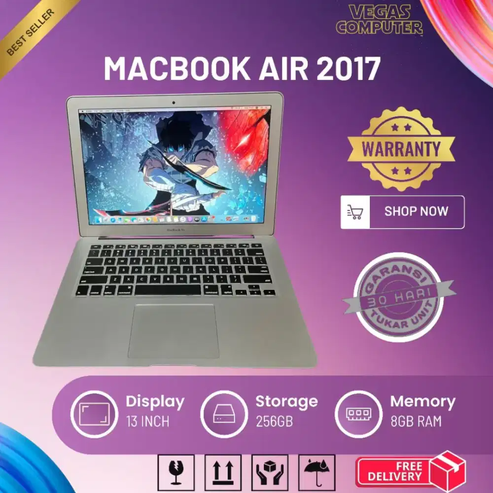 Macbook Air 13 2017 Retina Core i5 8GB 256GB - i5 8/512 SSD.