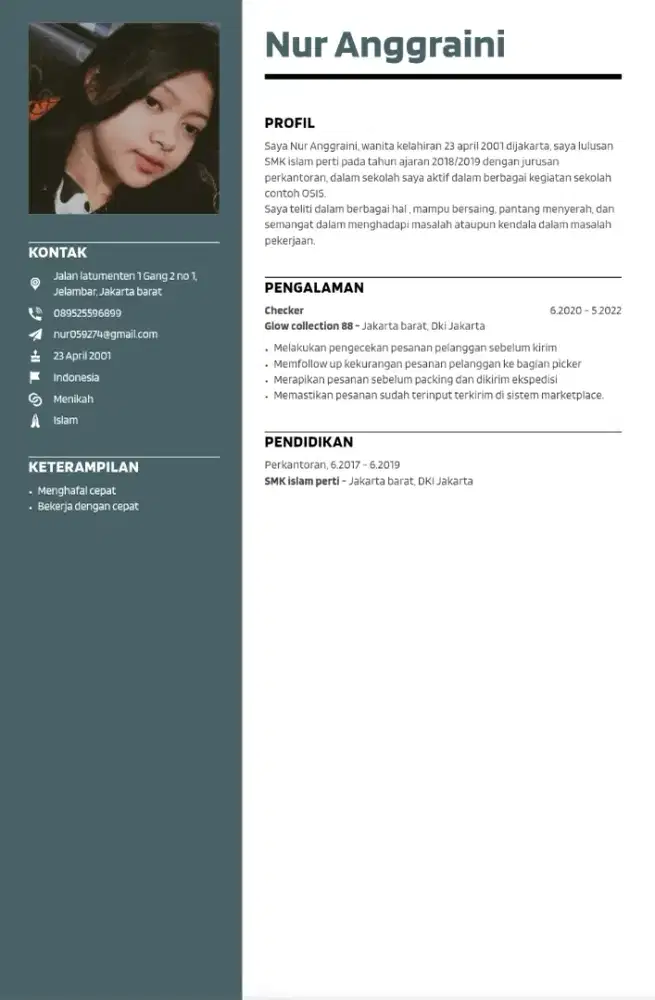 Mencari lowongan pekerjaan