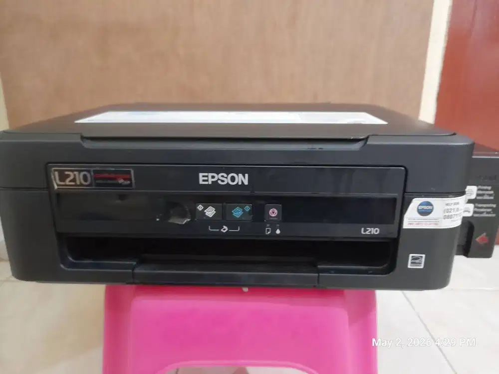 PRINTER SCANNER EPSON L210 SELANG TINTA MAMPET PIN HEAD KERING