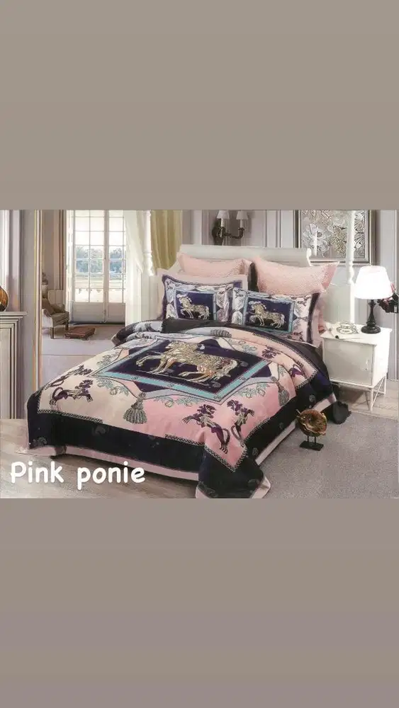 Sprey Set Bahan Sutra (cuci gudang)