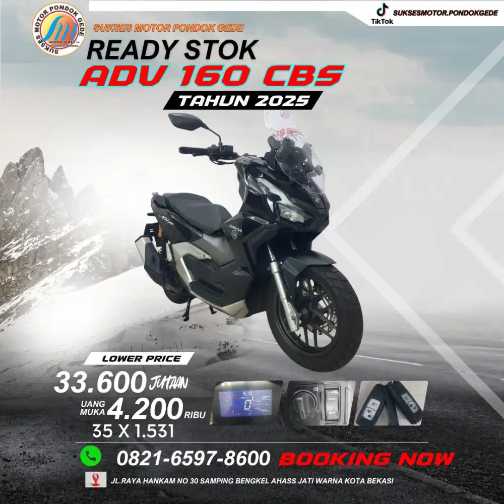 ADV 160 CBS TAHUN 2025 BIAR BEKAS RASA BARU KRESIT KITA BANTU ACC