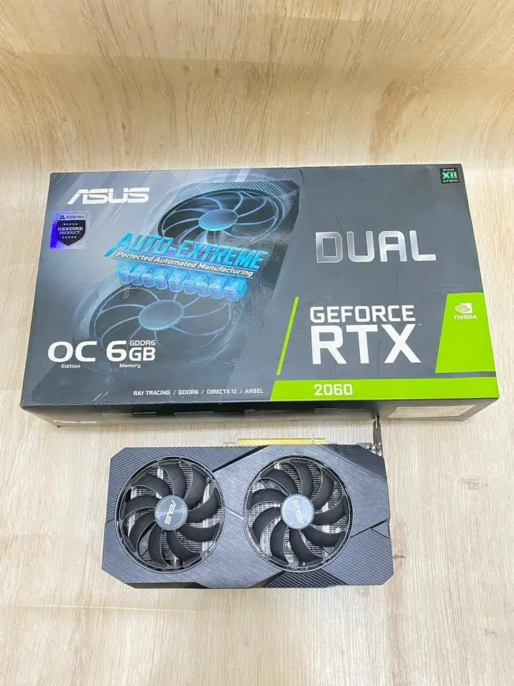 VGA ASUS Dual GeForce RTX 2060 OC 6GB GDDR6 – Bekas