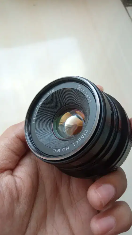 Lensa Sony fix 7 artisan f1.8 25mm (manual)