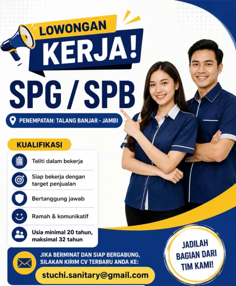 Di Butuhkan SPG-SPB