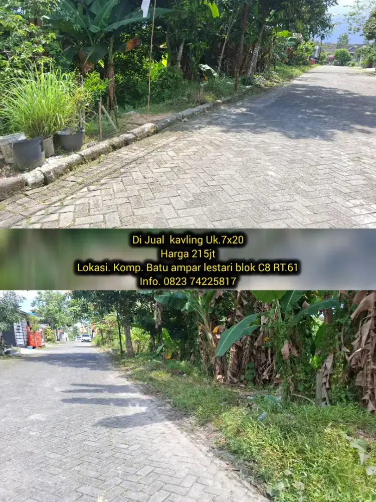 Tanah 7x20 di Kota