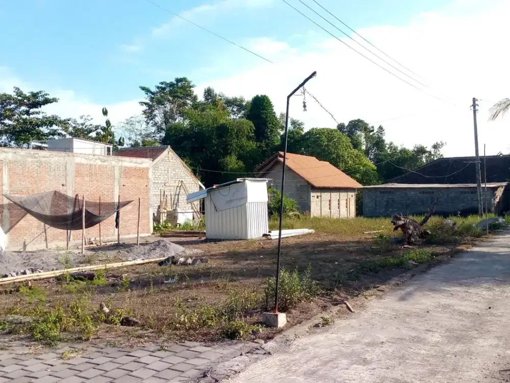 Tanah Jogja Strategis Siap AJB Siap Bangun