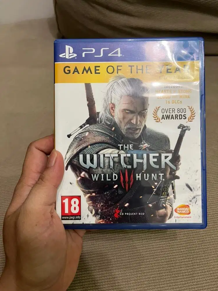 Kaset PS 4 The Witcher 3 Wild Hunt GOTY Edition Bekas