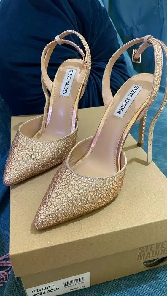 STEVE MADDEN Heels – Rose Gold (Size 37 / US 7) – NEW