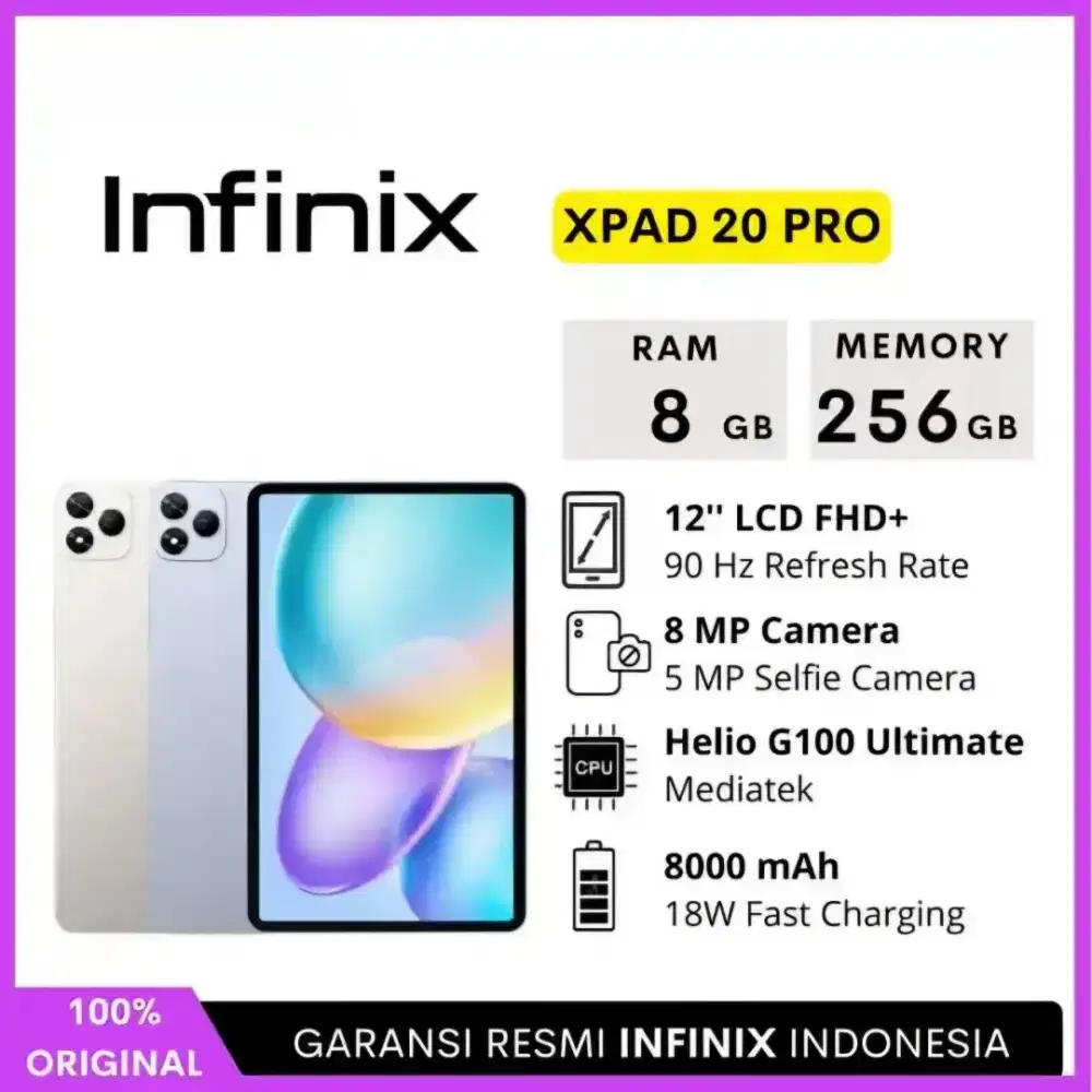 Infinix Xpad 20 Pro 256Gb Kredit Free Holder