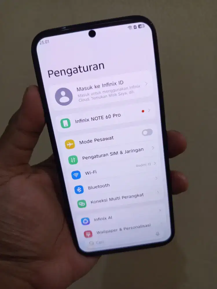Infinix note 60 Pro Ram 12/256 Warna Mocha brown