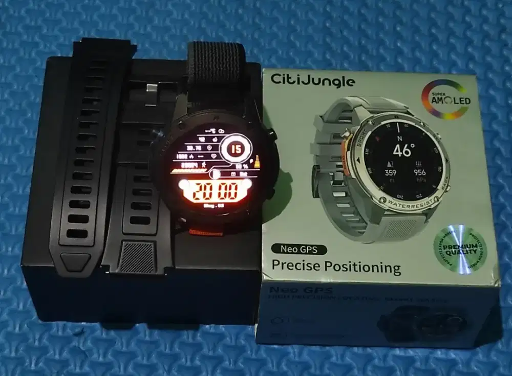 Smartwatch Citijungle Neo GPS 1,43 inci Super Amoled