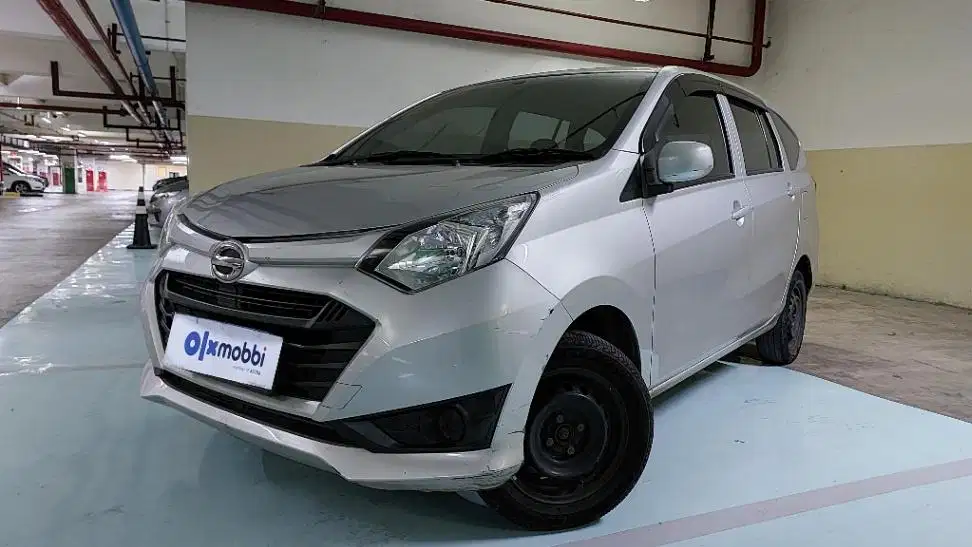 TDP 6,JT, Daihatsu Sigra 1.2 X Bensin-AT Silver 2018