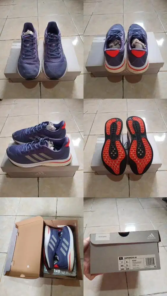 Sepatu lari wanita Adidas Supernova W originial preloved
