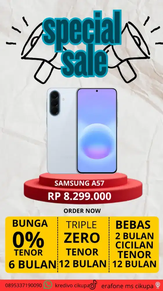 Samsung A57 8/256 kredit murah