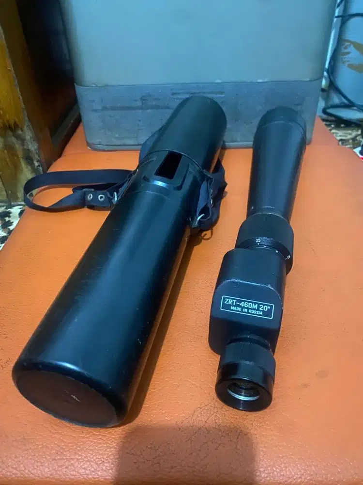 Russian telescope, Teropong monocular vintage made in Russia