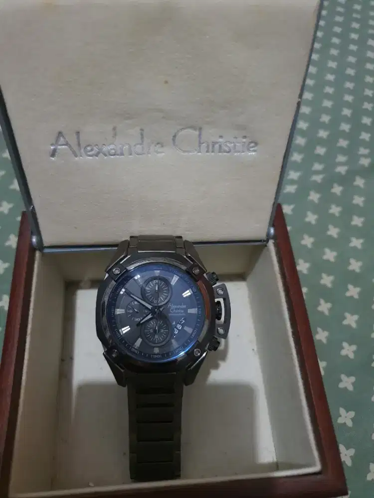 Alexandre Christie 6225MC Original Chronograph| Like New Hadiah Kantor