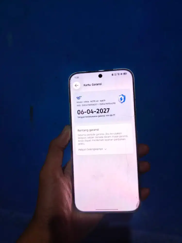 Infinix Note 60 5g 8/256 Fullset Mulus 100%