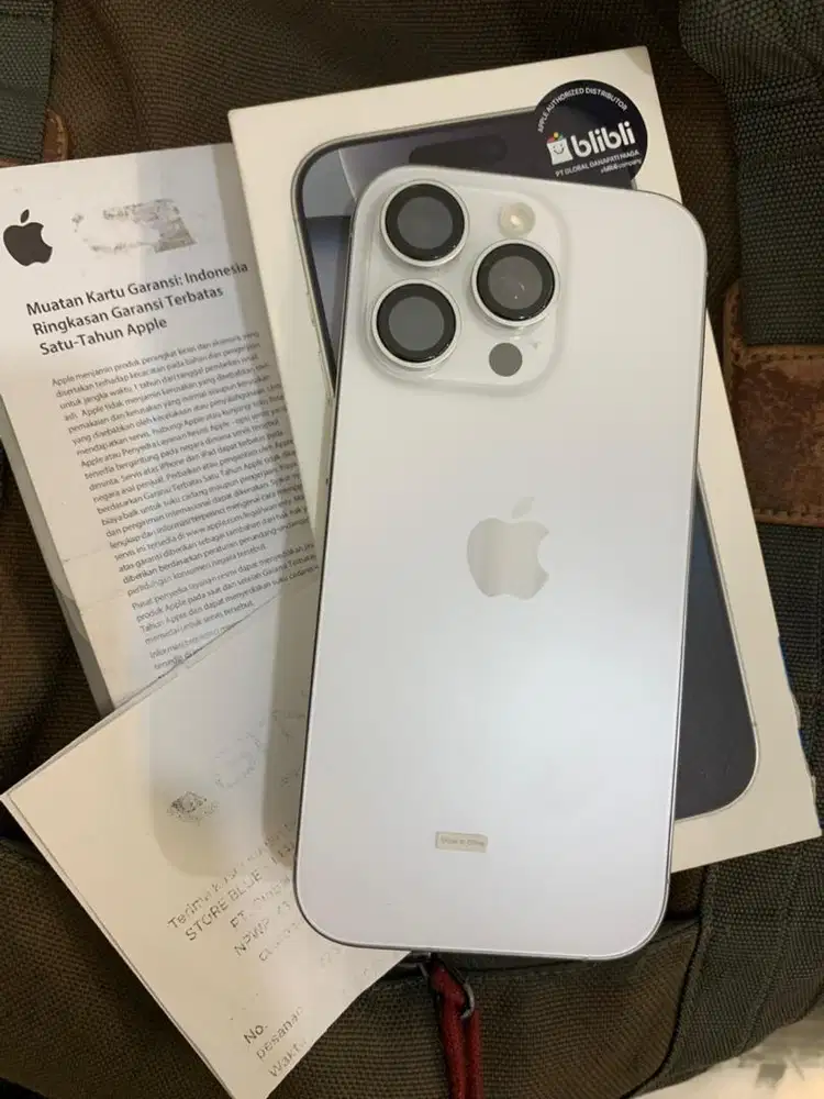 iPhone 16 Pro 128gb garansi Blibli ON BH100 likenew
