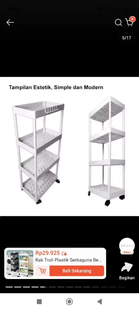 Rak susun 4 tingkat