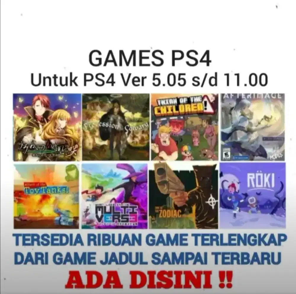 GAME PS4 KEKINIAN Harga Murah Meriah