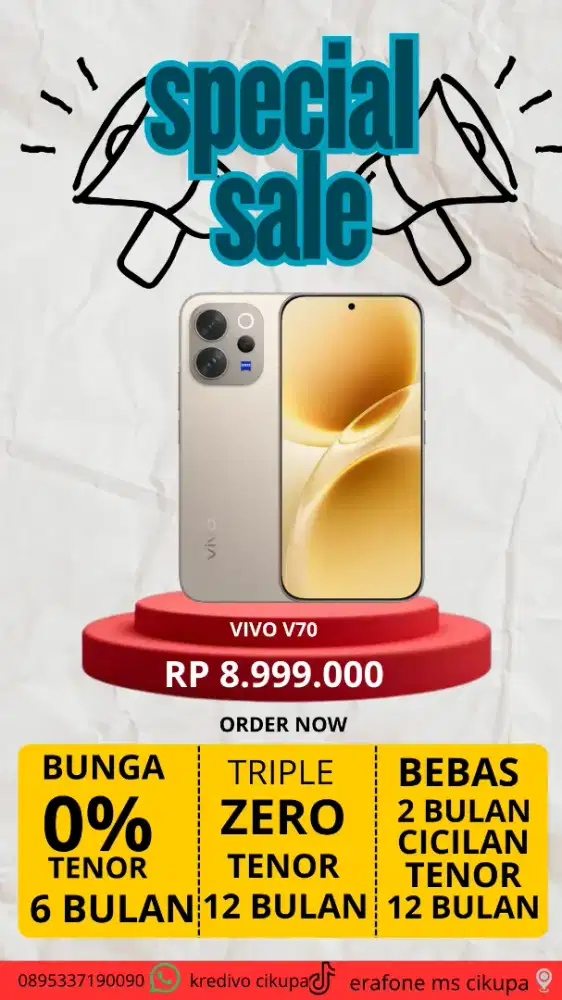 Vivo v70 kredit murah