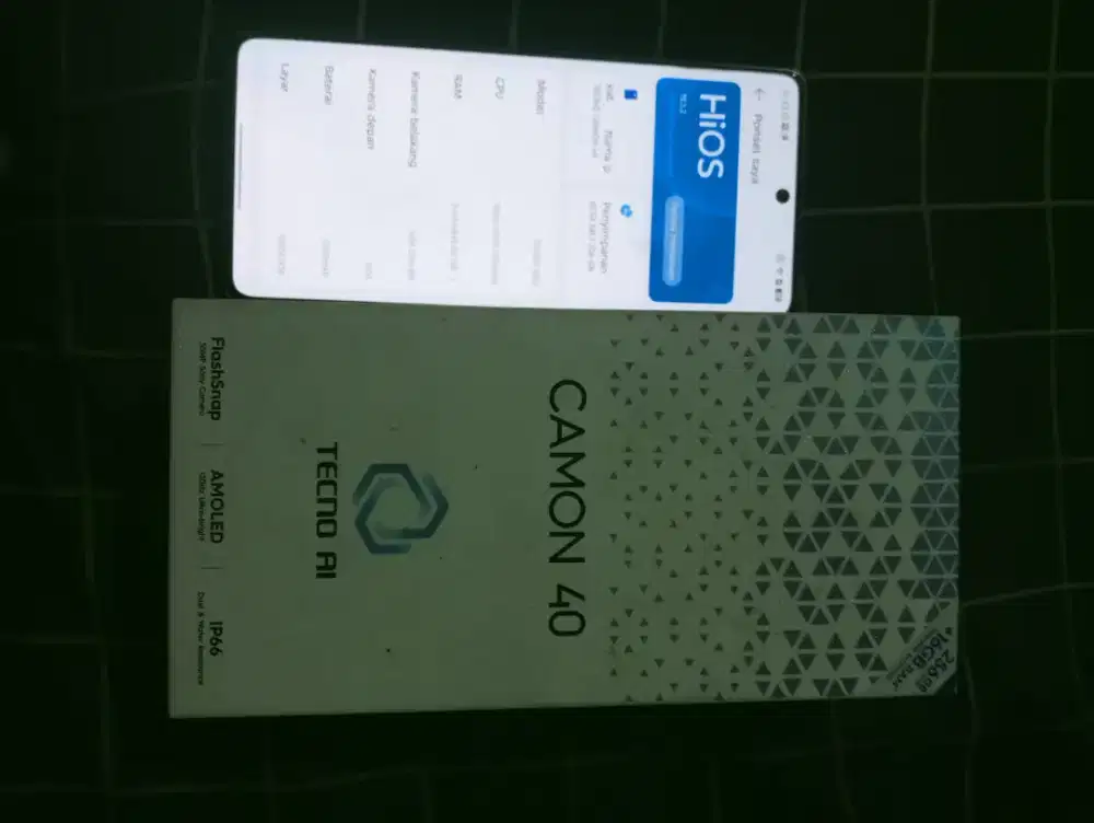Fokus jual hp Tecno camon 40