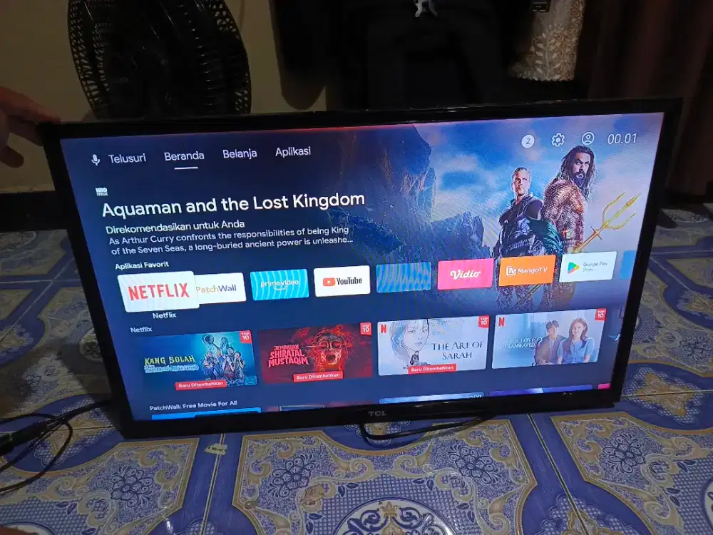 TV TCL analog 24 INC dijual seadanya