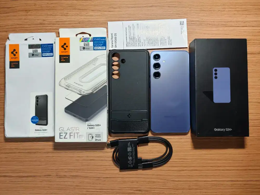 Samsung Galaxy S24+ Plus 12/256 Violet Mulus Fullset + Bonus Spigen
