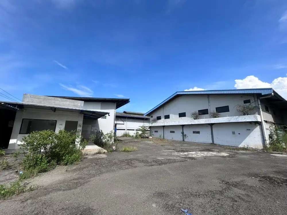 DIJUAL TANAH DAN BANGUNAN BEKAS EX PABRIK