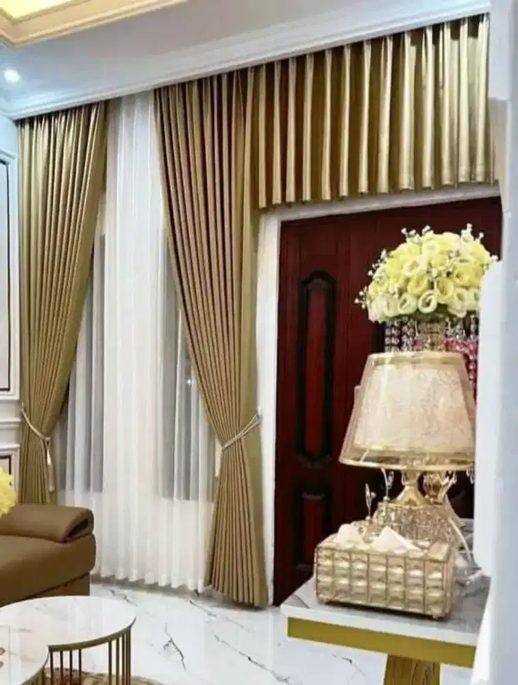 Gorden tirai rumah minimalis kantor dan hotel costum