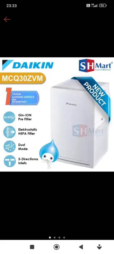 Jual DAIKIN Air Purifier