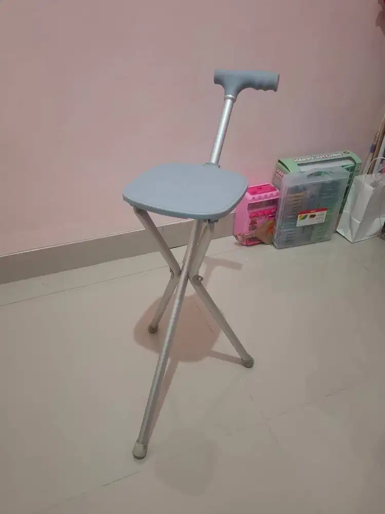 Tongkat Duduk Lipat Onemed Quad Cane FS940L Ringan & Kokoh