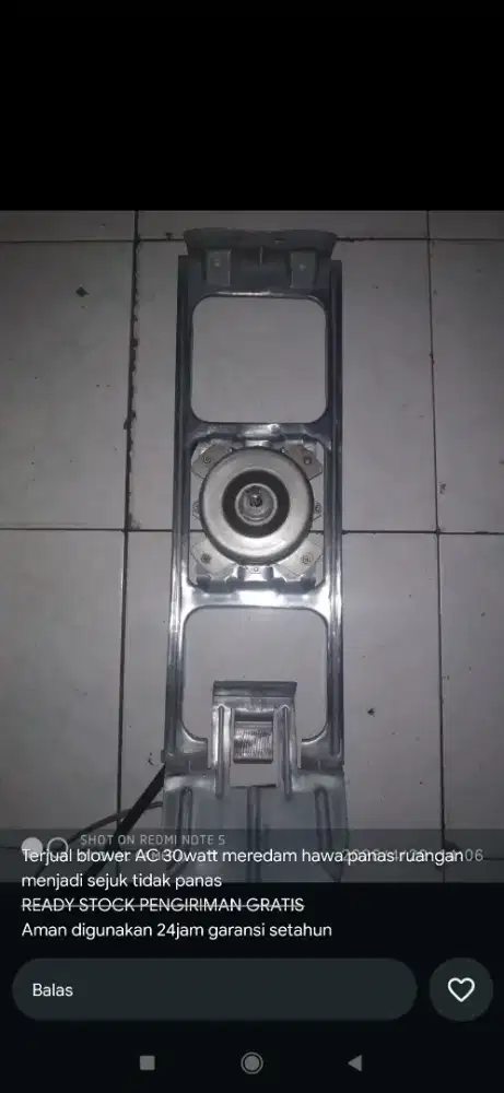 Mesin dinamo kipas AC outdoor