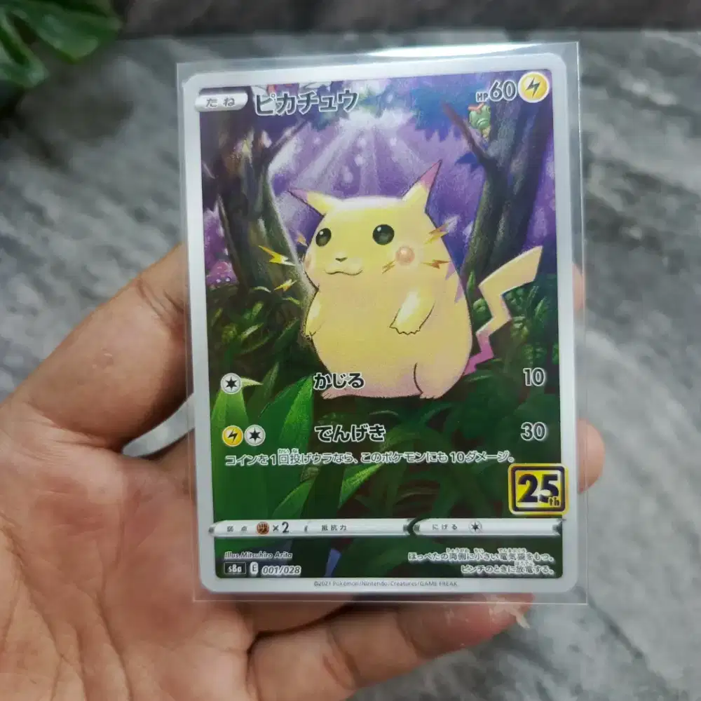 Kartu pokemon original japan english Pikachu dan lainnya