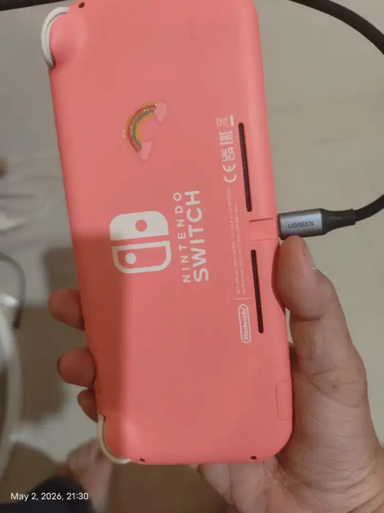 Nintendo switch lite 256gb second mulus pink