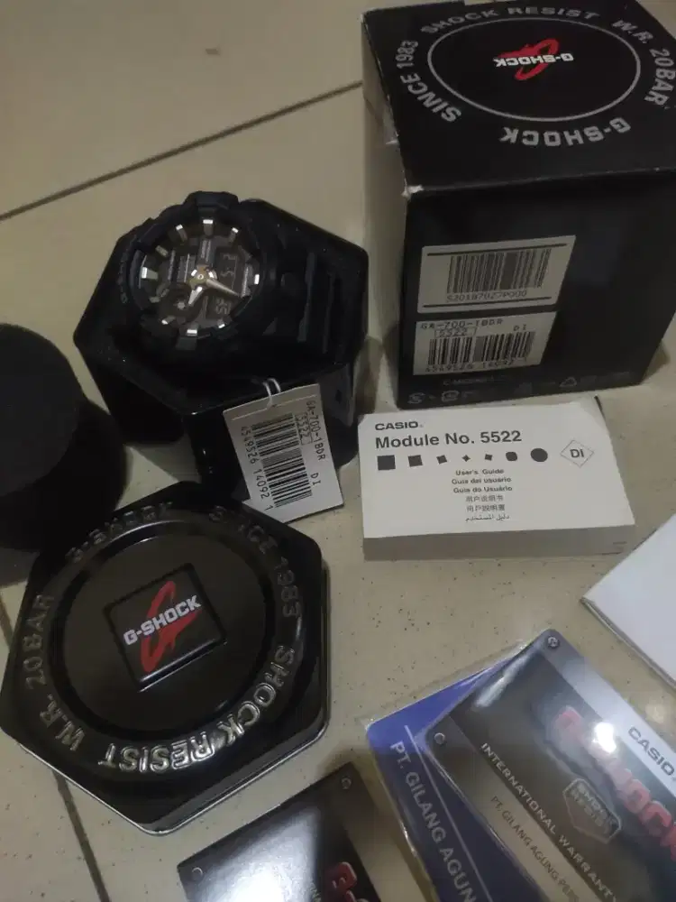 Casio Gshock GA700 Black doff