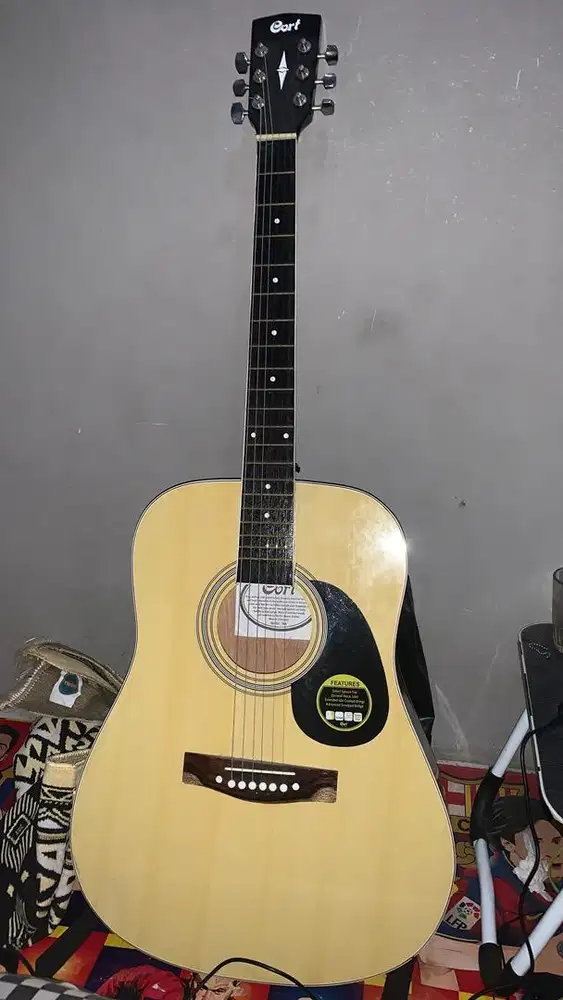 GITAR AKUSTIK CORT | TANEM BESI | SENAR CEPER | MULUSS NEGO TIPISS