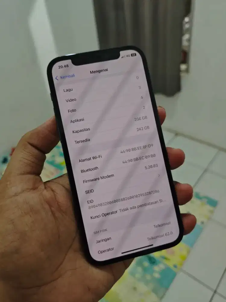 Iphone 12 Pro 256GB Biru Inter