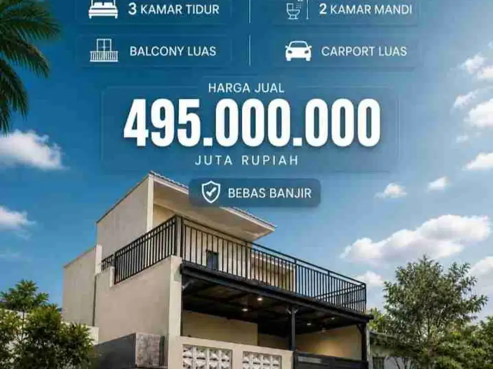 Grand Permata Sepatan Rumah 2 lantai Modern - Mewah dan Murah di Jual Cash KPR