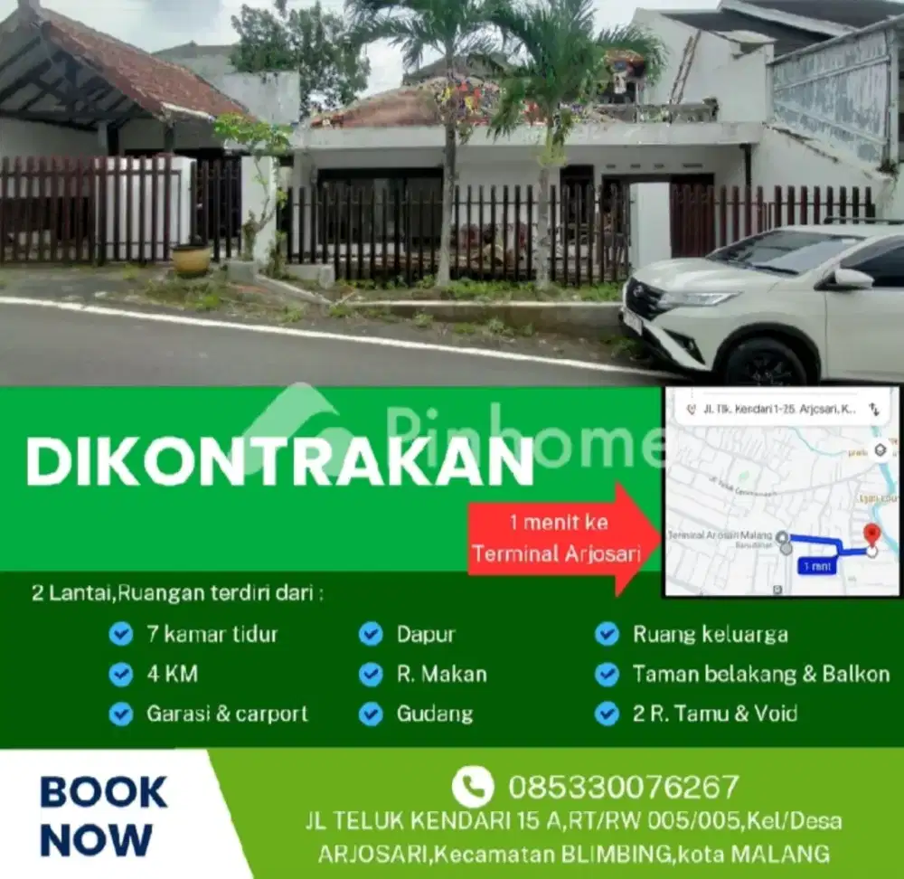Disewakan rumah/homestay/kosan/kantor