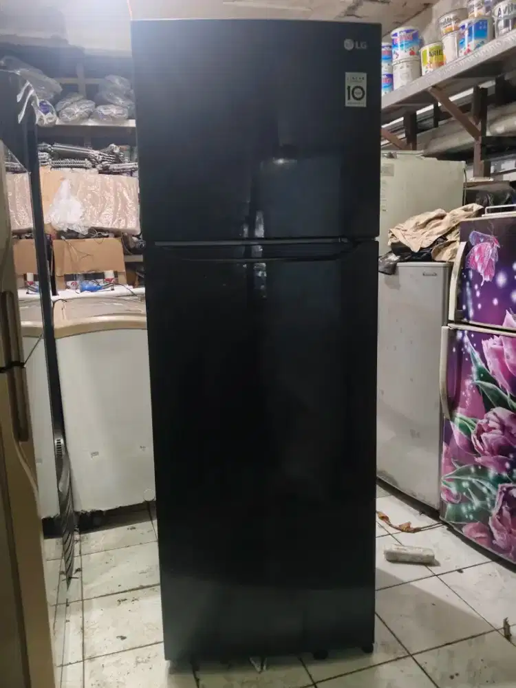 Kulkas LG 2 pintu inverter normal dingin beku siaop