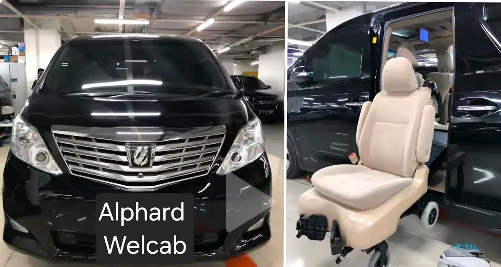 Welcab Alphard 2.4 (asli japan) thn 2011 Pajak on
