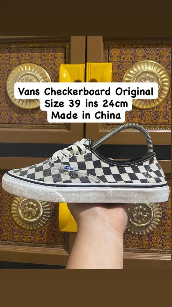 Vans Authentic Checkerboard size 39