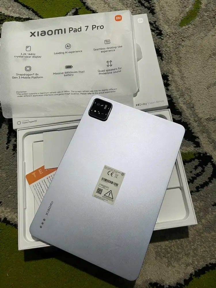Xiomi pad 7 pro Ram 12/512