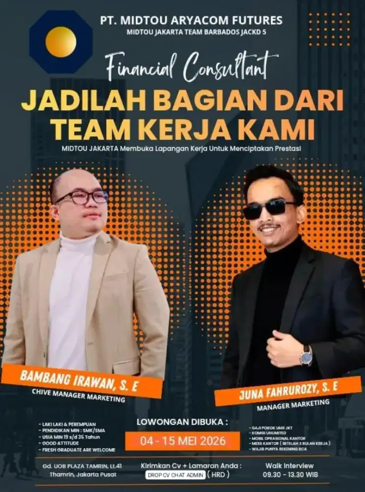 LOWONGAN KERJA UNTUK CABANG BARU